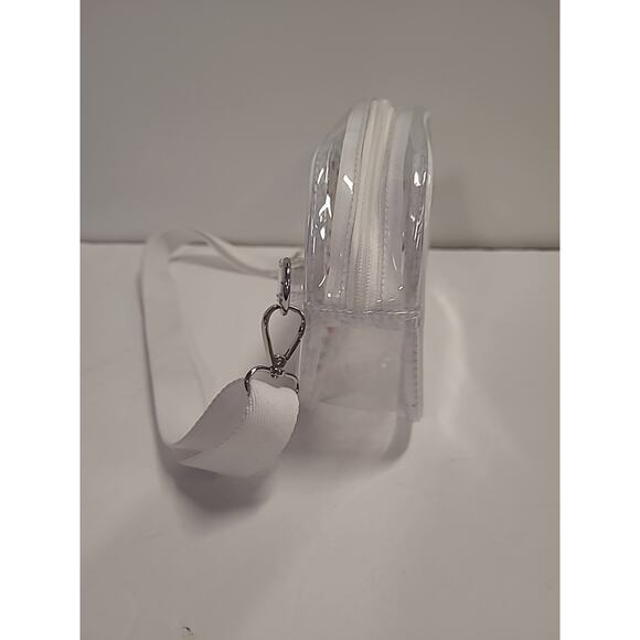 Bath Body Works Sports Pack Clear Crossbody Bag Makeup Bag Love Always Wins - Picture 2 of 9